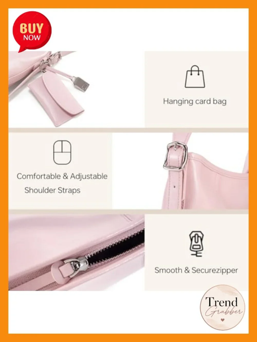 Leather Crossbody Shoulder Bag Hobo Purse Tote Handbag